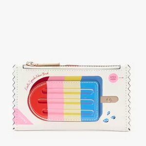 Kate Spade Snack Bar Popsicle Small Slim Bifold Wallet🎀